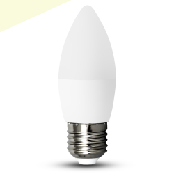 Żarówka LED SMD E27 C37 4W=35W 350lm biała neutralna
