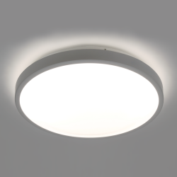 Okrągła lampa sufitowa LED 18W=80W 990lm średnica 33 cm WH