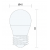 Ściemnialna żarówka LED E27 G45 6W=50W biała ciepła