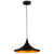 Industrialna lampa wisząca 1xE27 czarno złota LW.158 BK